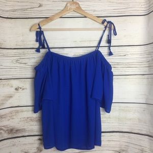Royal Blue J.Crew Blouse